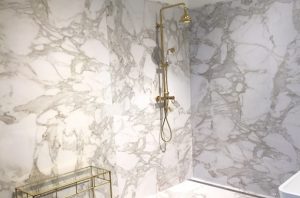 slab granite panels, waunakee, shower