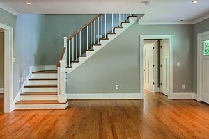 stairs, stairwell, landing, railing, house plans, home plans, home design, 