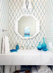 powder room, bathroom, bath decor, Madison building