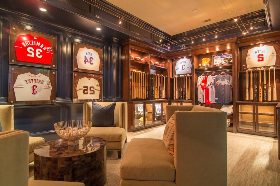 Sport Themed Basement Design Custom Homes of Madison